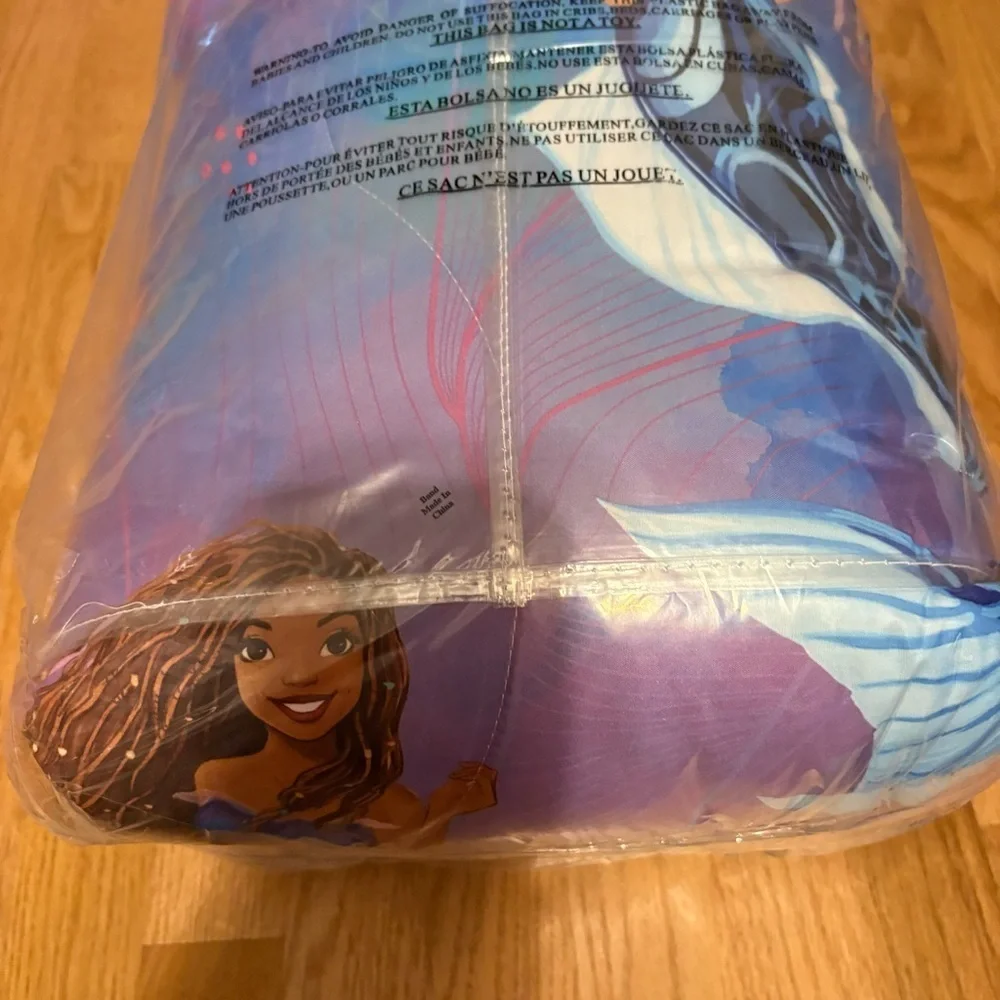 Disney Little Mermaid 7-Piece Full Bed Set Comforter Sheets Pillow Case NEW